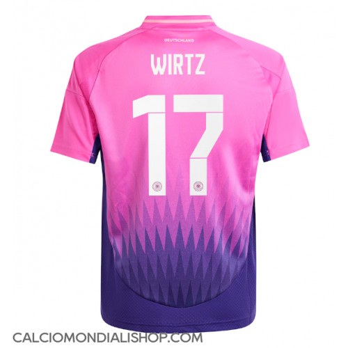 Maglie da calcio Germania Florian Wirtz #17 Seconda Maglia Europei 2024 Manica Corta